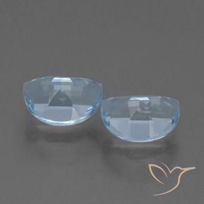 Gemme di Topazio Celeste naturale da 2.24 ct, Taglio a fantasia, VS