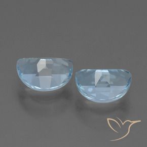Gemme di Topazio Celeste naturale da 2.15 ct, Taglio a fantasia, VS