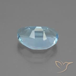 Topazio Celeste naturale da 4.54 ct, Taglio a fantasia, VVS-VS