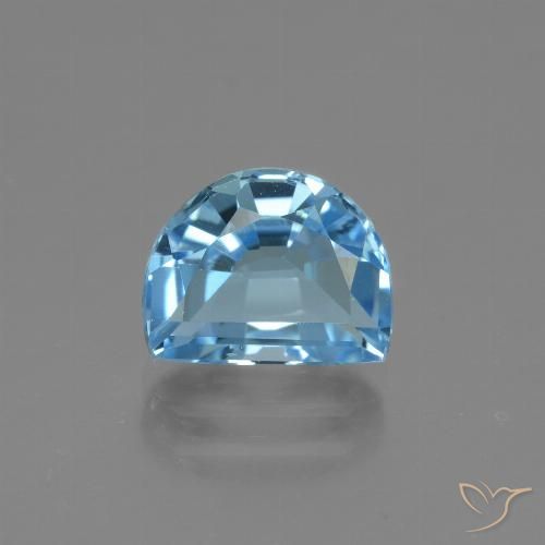 2.80ct Naturale Celeste Topazio, Taglio a fantasia, VVS