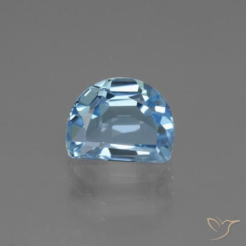 2.91ct Naturale Celeste Topazio, Taglio a fantasia, VVS
