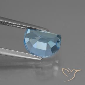 Topazio Celeste naturale da 2.91 ct, Taglio a fantasia, VVS