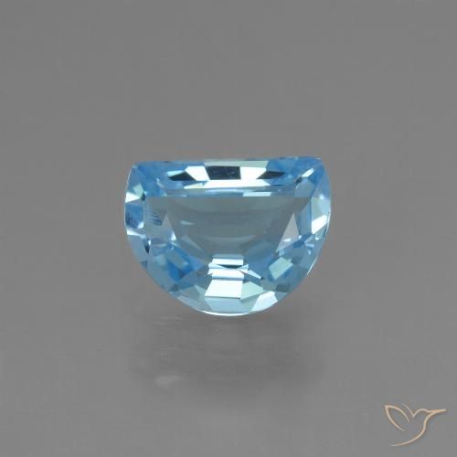 2.24ct Naturale Celeste Topazio, Taglio a fantasia, VVS