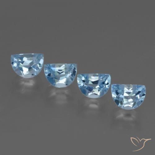 3.87ctw Naturale Blu svizzero Topazio, Taglio a fantasia, VVS-VS