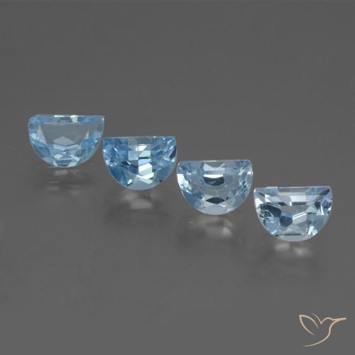 3.52ctw Naturale Celeste Topazio, Taglio a fantasia, VVS-VS