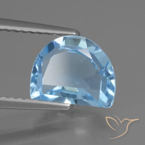 Topazio Blu svizzero naturale da 2.46 ct, Taglio a fantasia, VVS-VS