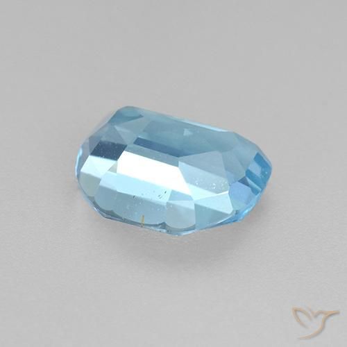 Topazio Celeste naturale da 2.39 ct, Taglio a fantasia, VVS-VS