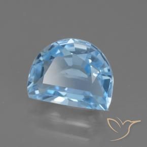 Topazio Blu svizzero naturale da 2.63 ct, Taglio a fantasia, VVS
