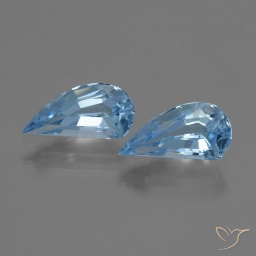 2.95ctw Naturale Celeste Topazio, Taglio a fantasia, VVS