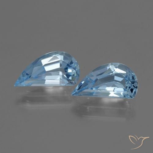 2.73ctw Naturale Blu svizzero Topazio, Taglio a fantasia, VVS-VS