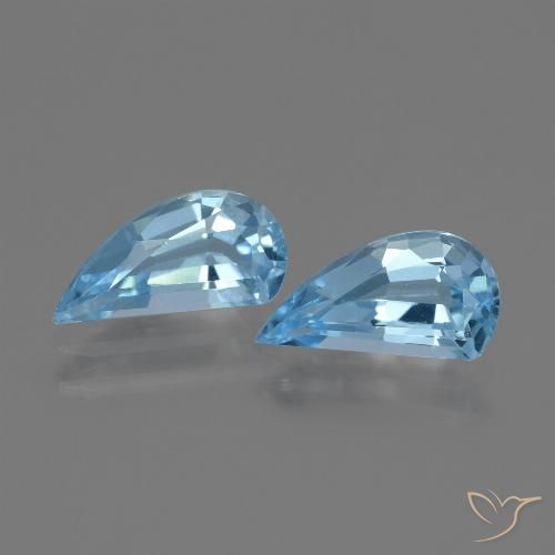 2.58ctw Naturale Blu svizzero Topazio, Taglio a fantasia, VVS-VS