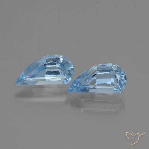 2.80ctw Naturale Celeste Topazio, Taglio a fantasia, VVS-VS