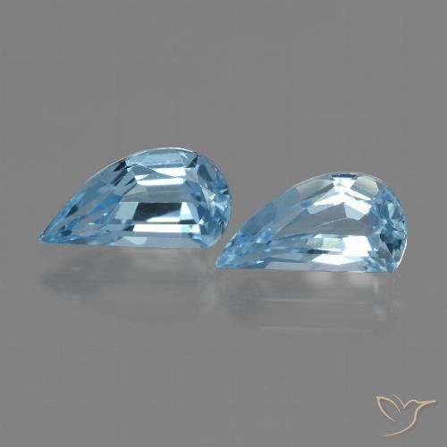 2.89ctw Naturale Celeste Topazio, Taglio a fantasia, VVS-VS