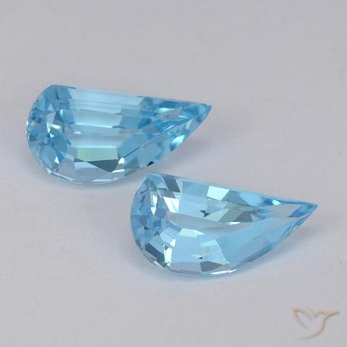 2.78ctw Naturale Blu svizzero Topazio, Taglio a fantasia, VVS