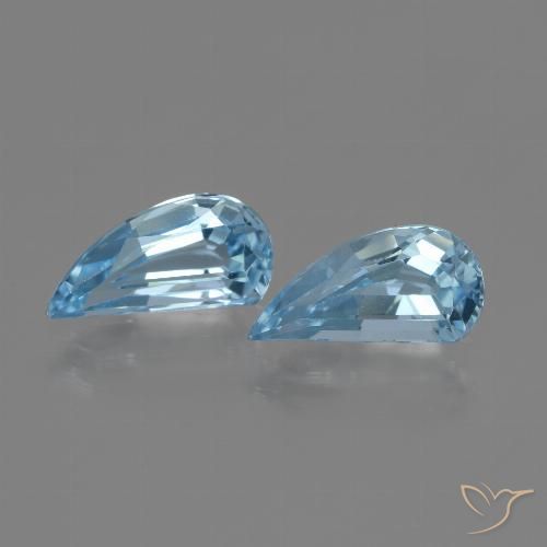 2.65ctw Naturale Celeste Topazio, Taglio a fantasia, VVS-VS