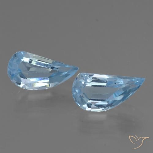 2.81ctw Naturale Celeste Topazio, Taglio a fantasia, VVS-VS