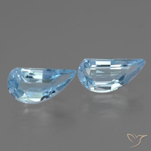2.77ctw Naturale Celeste Topazio, Taglio a fantasia, VVS