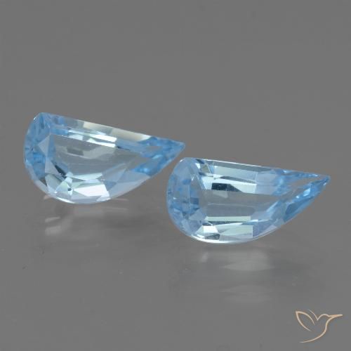 2.78ctw Naturale Celeste Topazio, Taglio a fantasia, VVS
