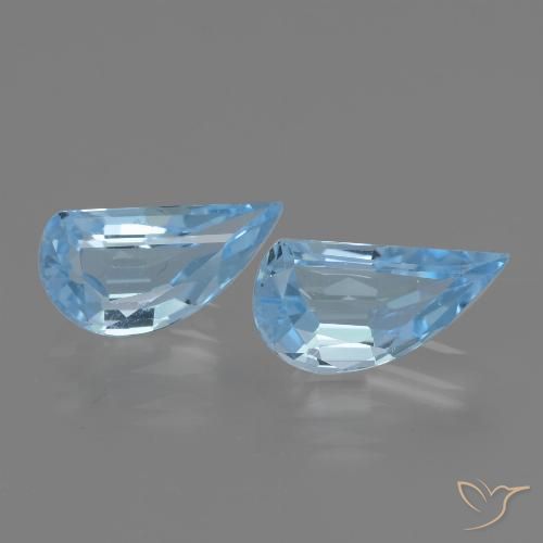2.67ctw Naturale Celeste Topazio, Taglio a fantasia, VVS