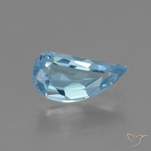 1.41ct Naturale Celeste Topazio, Taglio a fantasia, VVS
