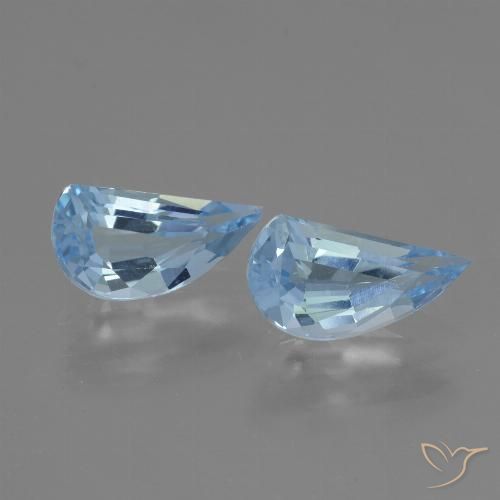 2.82ctw Naturale Celeste Topazio, Taglio a fantasia, VVS