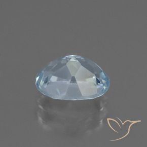 Topazio Celeste naturale da 2.48 ct, Ovale, VVS-VS