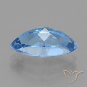Topazio Blu svizzero naturale da 4.71 ct, Taglio marquise, VVS