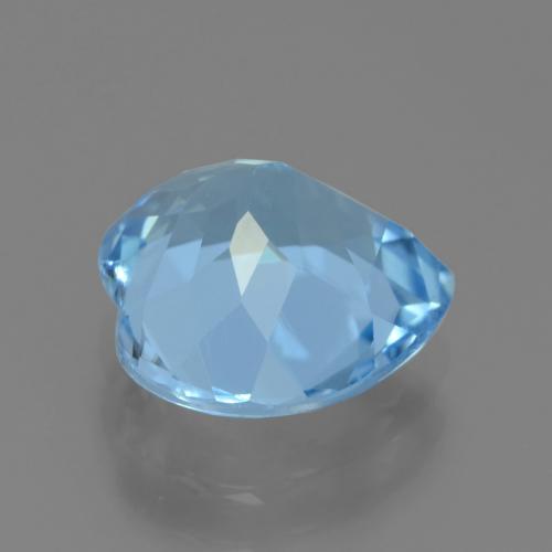 Topazio Blu svizzero naturale da 3.14 ct, Cuore, VVS