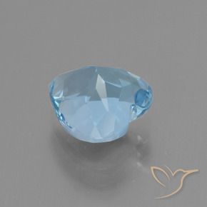 Topazio Blu svizzero naturale da 3.22 ct, Cuore, VVS