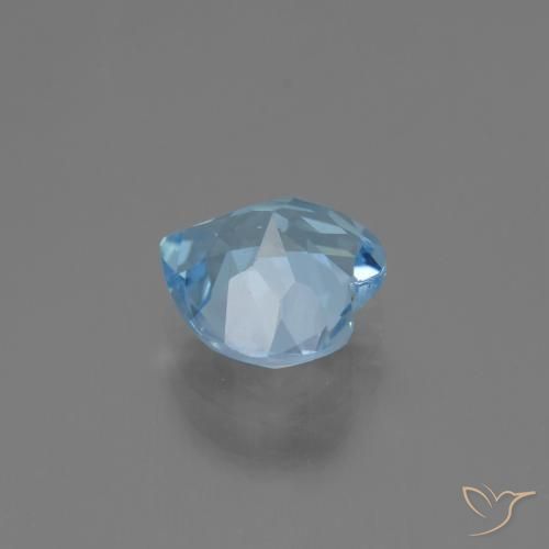 Topazio Blu svizzero naturale da 2.53 ct, Cuore, VVS