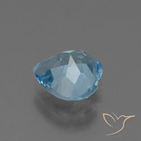 Topazio Blu svizzero naturale da 2.76 ct, Cuore, VVS