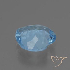 Topazio Blu svizzero naturale da 2.70 ct, Cuore, VVS-VS