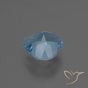 Topazio Blu svizzero naturale da 3.14 ct, Cuore, VVS