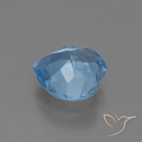 Topazio Blu svizzero naturale da 3.03 ct, Cuore, VVS