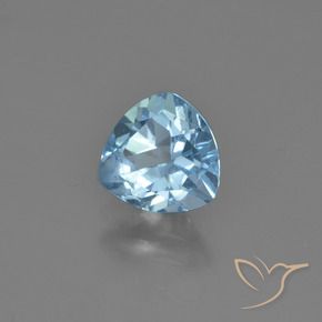 Topazio Blu svizzero naturale da 1.23 ct, Taglio trillion, VS