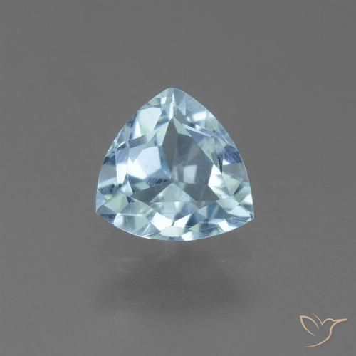 1.17ct Naturale Celeste Topazio, Taglio trillion, VS