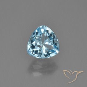 Topazio Blu svizzero naturale da 1.46 ct, Taglio trillion, VS