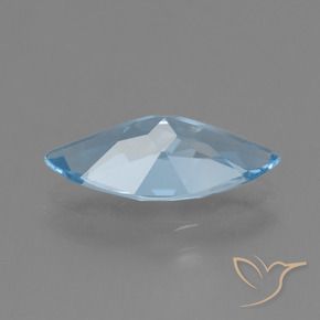 Topazio Blu svizzero naturale da 3.14 ct, Taglio marquise, VVS