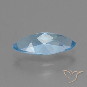 Topazio Celeste naturale da 3.59 ct, Taglio marquise, VVS