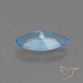 Topazio Blu svizzero naturale da 3.31 ct, Taglio marquise, VS