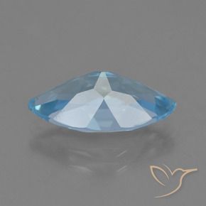 Topazio Celeste naturale da 3.51 ct, Taglio marquise, VVS