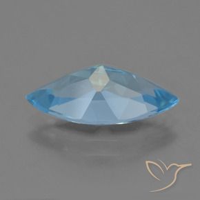 Topazio Blu svizzero naturale da 3.60 ct, Taglio marquise, VVS