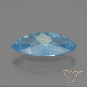 Topazio Blu svizzero naturale da 3.50 ct, Taglio marquise, VS
