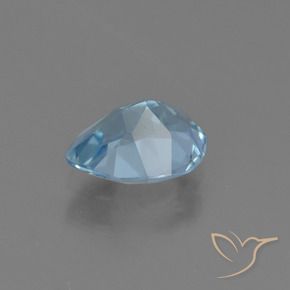 Topazio Blu svizzero naturale da 0.93 ct, Forma a pera, VVS-VS