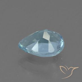 Topazio Celeste naturale da 0.94 ct, Forma a pera, VS