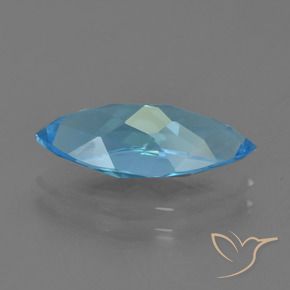 Topazio Blu svizzero naturale da 3.43 ct, Taglio marquise, VVS-VS