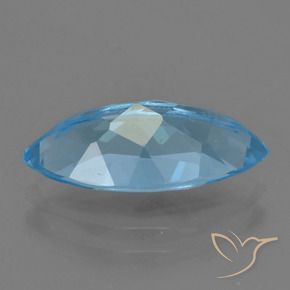 Topazio Blu svizzero naturale da 4.06 ct, Taglio marquise, VS
