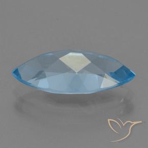 Topazio Blu svizzero naturale da 3.85 ct, Taglio marquise, VS