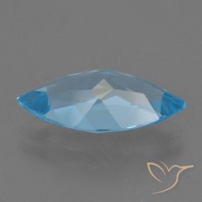 Topazio Blu svizzero naturale da 3.60 ct, Taglio marquise, VS