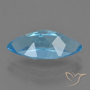 Topazio Blu svizzero naturale da 4.14 ct, Taglio marquise, VS